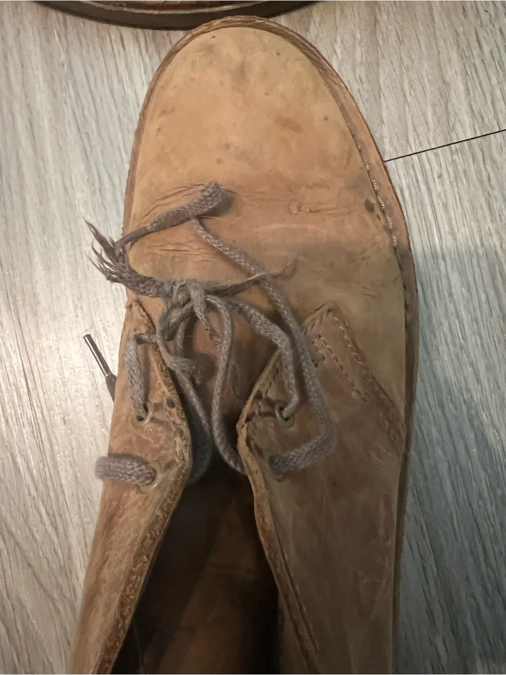 Men's Brown Leather Desert Boots